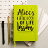 Personalised Life Lessons Notebook - Oakdene Designs - 1