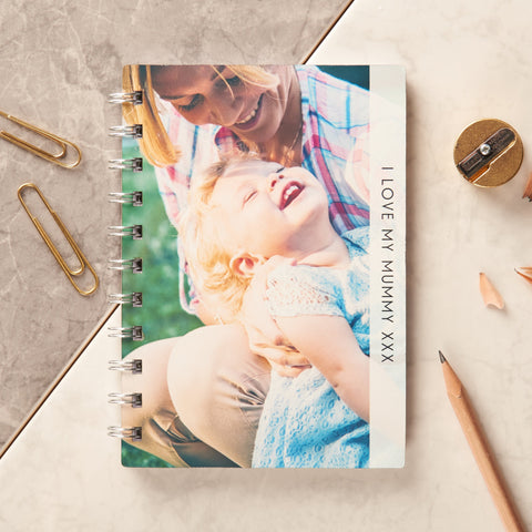 Oakdene Designs Notebooks Personalised Metal Photo Pocket Notebook