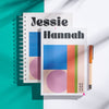Oakdene Designs Notebooks Personalised Minimalist Abstract Notebook