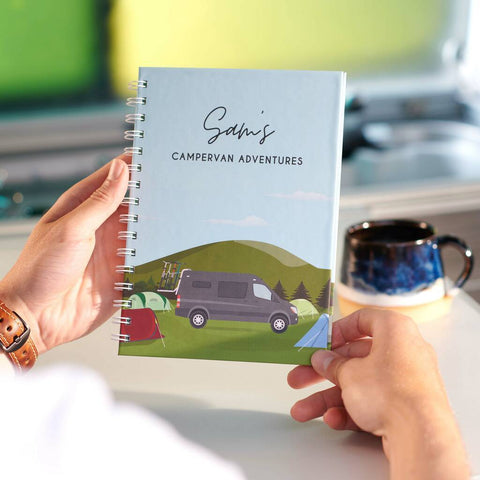Oakdene Designs Notebooks Personalised Motorhome Travel Journal Notebook