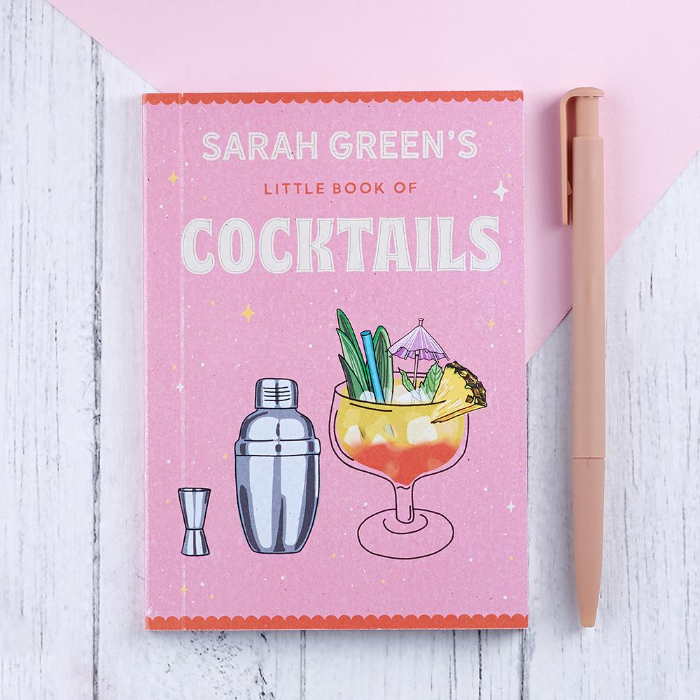 Oakdene Designs Notebooks Personalised Pocket Cocktail Book