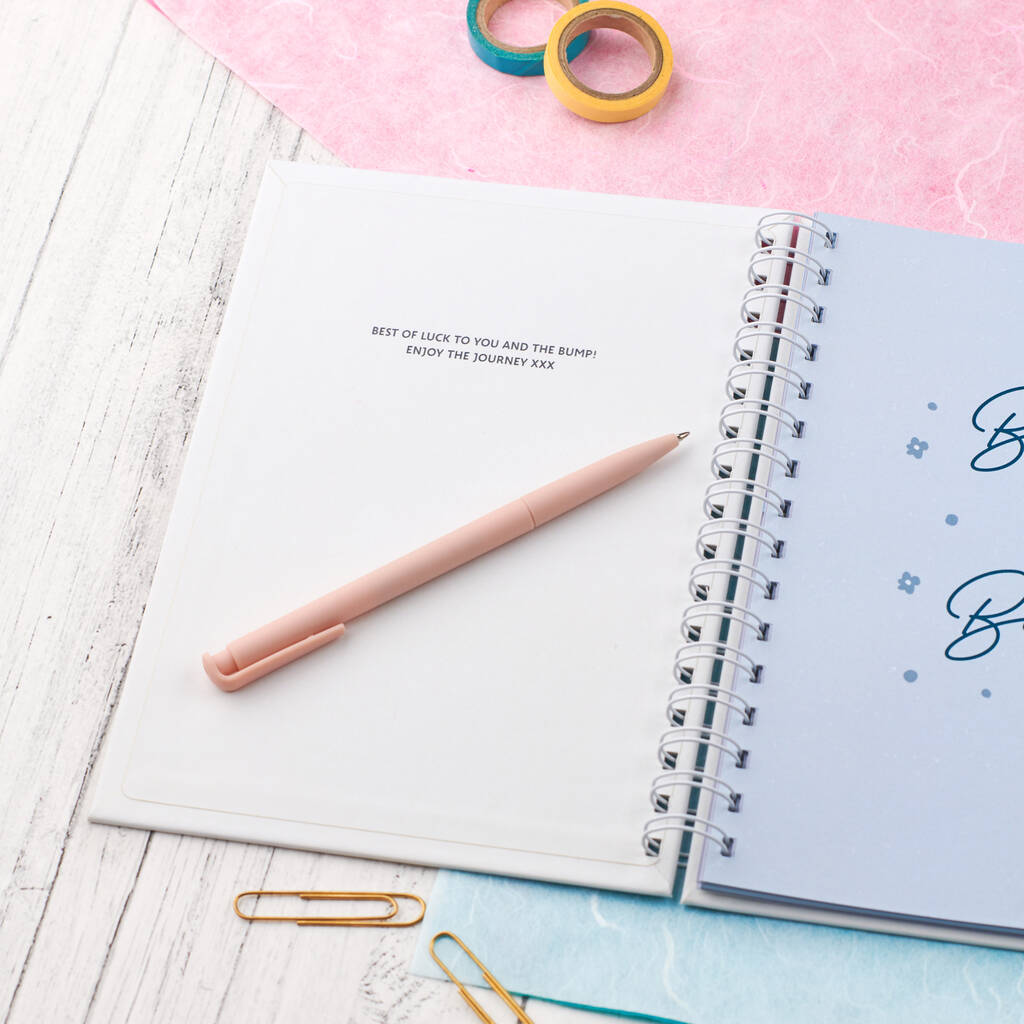 Oakdene Designs Notebooks Personalised Pregnancy Journal