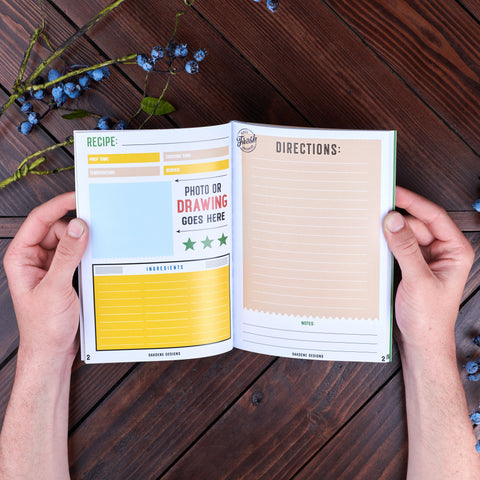 Oakdene Designs Notebooks Personalised Recipe Book