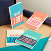 Oakdene Designs Notebooks Personalised Retro Year Pocket Notebook