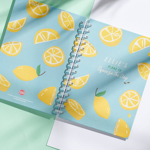 Oakdene Designs Notebooks Personalised Squeeze the Day Notebook