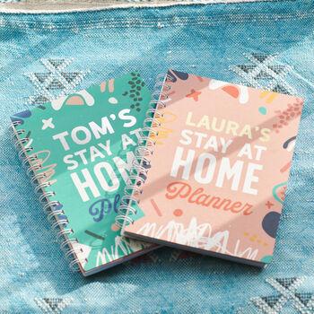 Oakdene Designs Notebooks Personalised 'Stay At Home' Daily Planner Diary