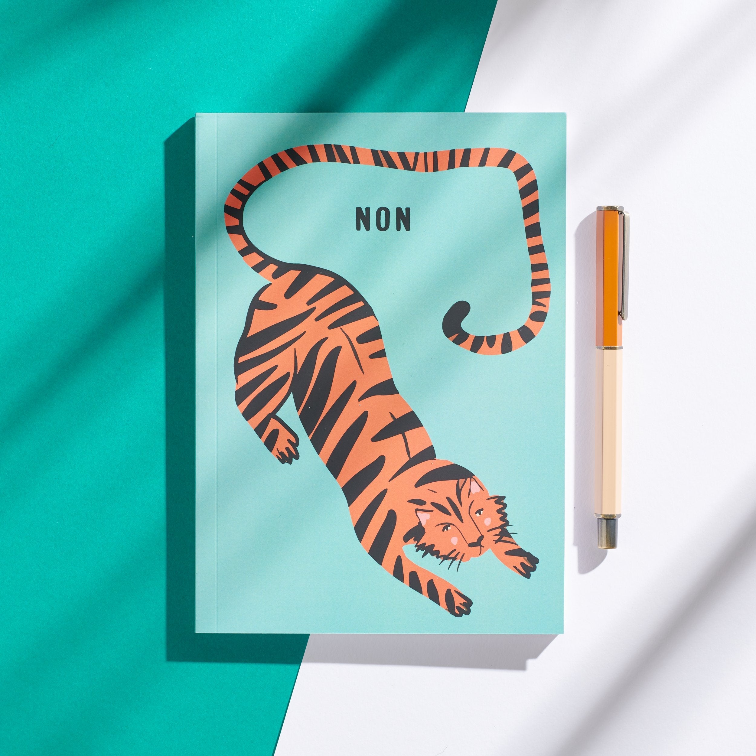 Oakdene Designs Notebooks Personalised Tiger Notebook