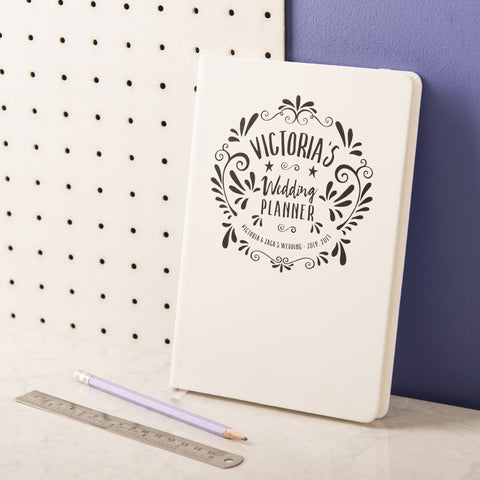 Oakdene Designs Notebooks Personalised Wedding Planner Notebook