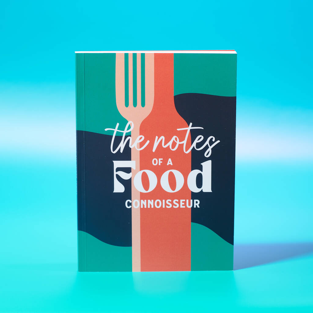 Oakdene Designs Notebooks Red The Notes Of A Food Connoisseur Notebook