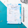 Oakdene Designs Notepads Personalised Marble Effect Planner Desk Notepad