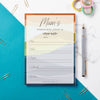 Oakdene Designs Notepads Personalised Weekly Mindfulness Check In Notepad