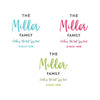 Oakdene Designs Oven Gloves Personalised Family Oven Gloves