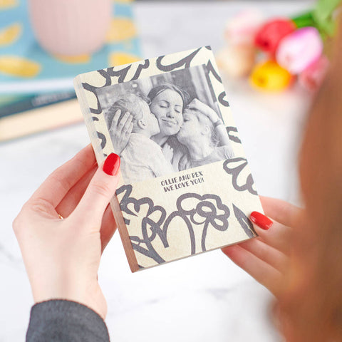 Oakdene Designs Photo Products Personalised Abstract Photo Birch Block