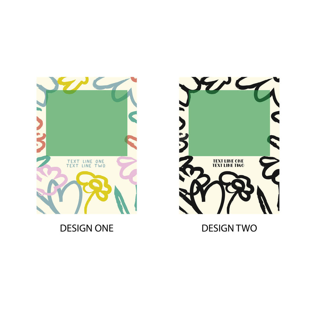 Oakdene Designs Photo Products Personalised Abstract Photo Birch Block