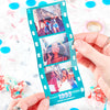 Oakdene Designs Photo Products Personalised Colourful Birthday Photo Reel Print