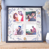 Oakdene Designs Photo Products Personalised Floral Photo Frame
