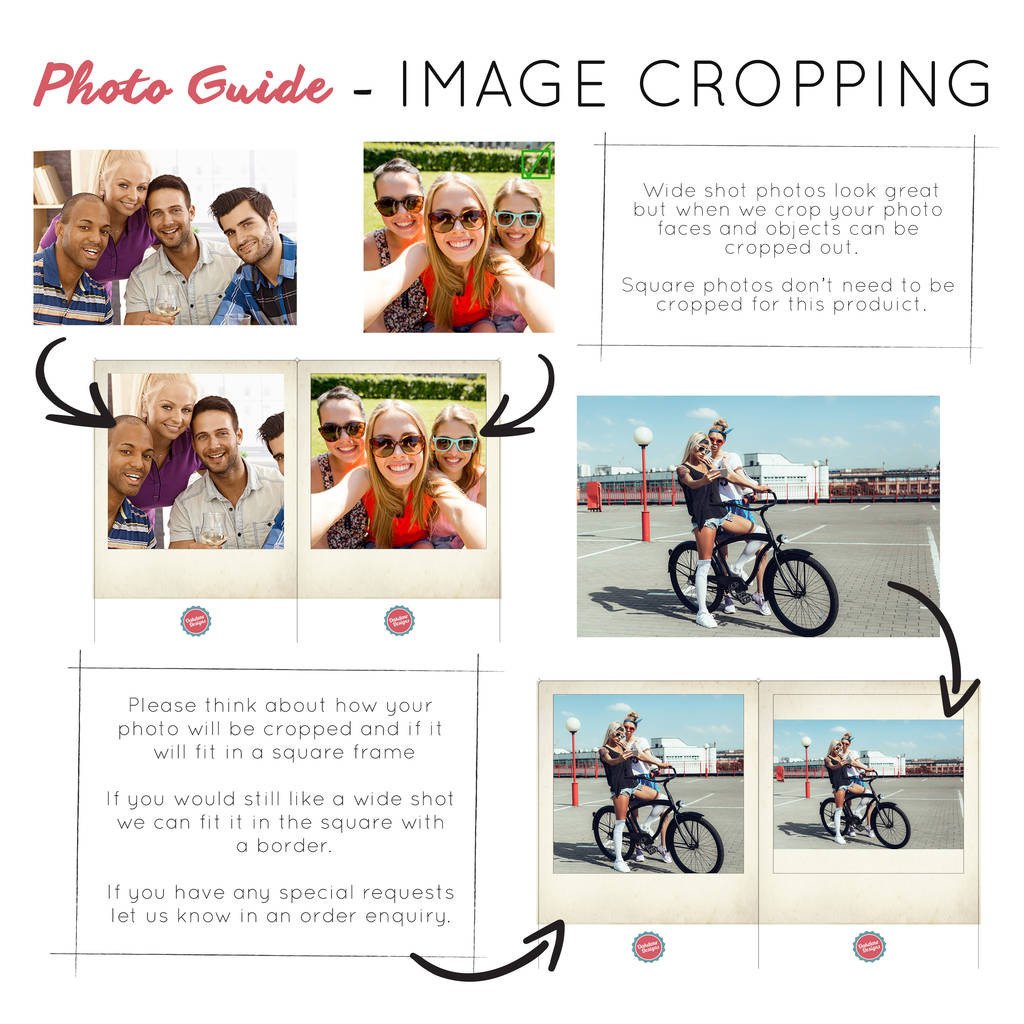 Oakdene Designs Photo Products Personalised Metal Photo Prints, Set Of Four