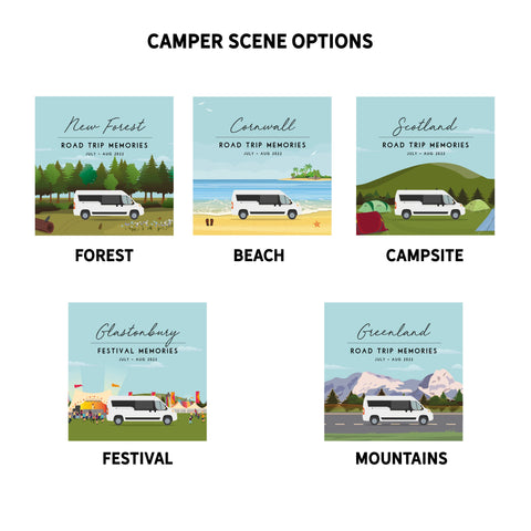 Oakdene Designs Photo Products Personalised Motorhome Road Trip Pop Out Box
