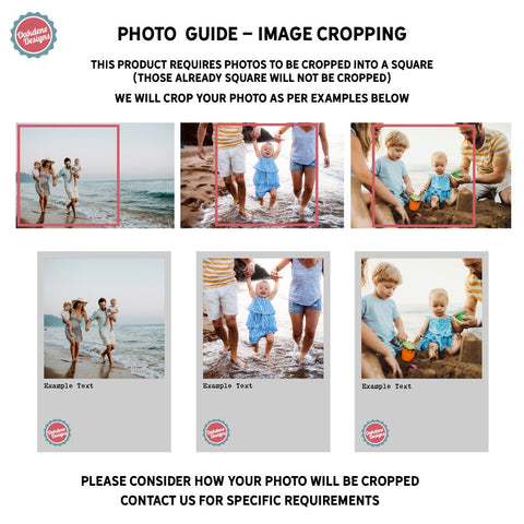 Oakdene Designs Photo Products Personalised Recycled Plastic Photo Print