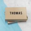 solid copper wallet card additional gift box option