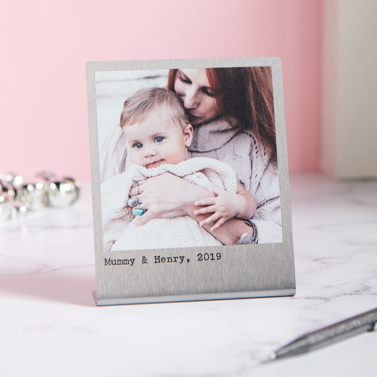 Oakdene Designs Photo Products Personalised Stainless Steel Photo Print