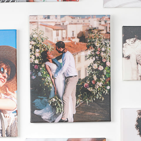 Oakdene Designs Photo Products Personalised Wedding Photo Canvas