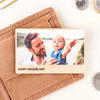 Oakdene Designs Photo Products Personalised Wooden Photo Wallet Card