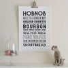 Biscuits Typographic Print - Oakdene Designs - 1