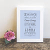 Bob Marley Typography Print - Oakdene Designs - 1
