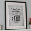 Casablanca Typographical Print - Oakdene Designs - 5