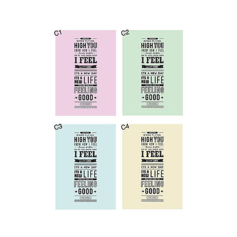 'Feeling Good' Typographic Print - Oakdene Designs - 3