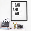 'I Can' Motivational Quote Print - Oakdene Designs - 2