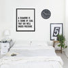 Large 'Diamonds' Typographic Framed Print - Oakdene Designs - 2