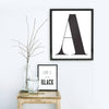 Large Framed Personalised Monogram Print - Oakdene Designs - 5