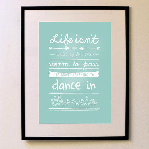 'Learning To Dance In The Rain' Print - Oakdene Designs - 1