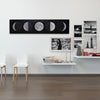 Monochrome Moon Phases Canvas - Oakdene Designs - 1