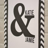 Personalised Ampersand Couples Print - Oakdene Designs - 3