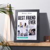 Oakdene Designs Prints Personalised Best Friend Newspaper Photo Print