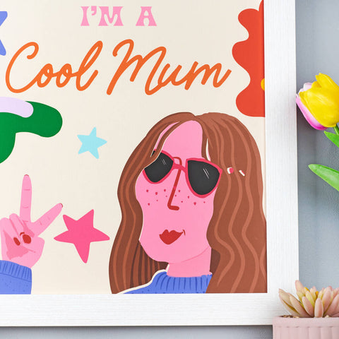 Oakdene Designs Prints Personalised Cool Mum Print