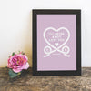 Personalised 'I'll Never Knot Love You' Couples Print - Oakdene Designs - 2
