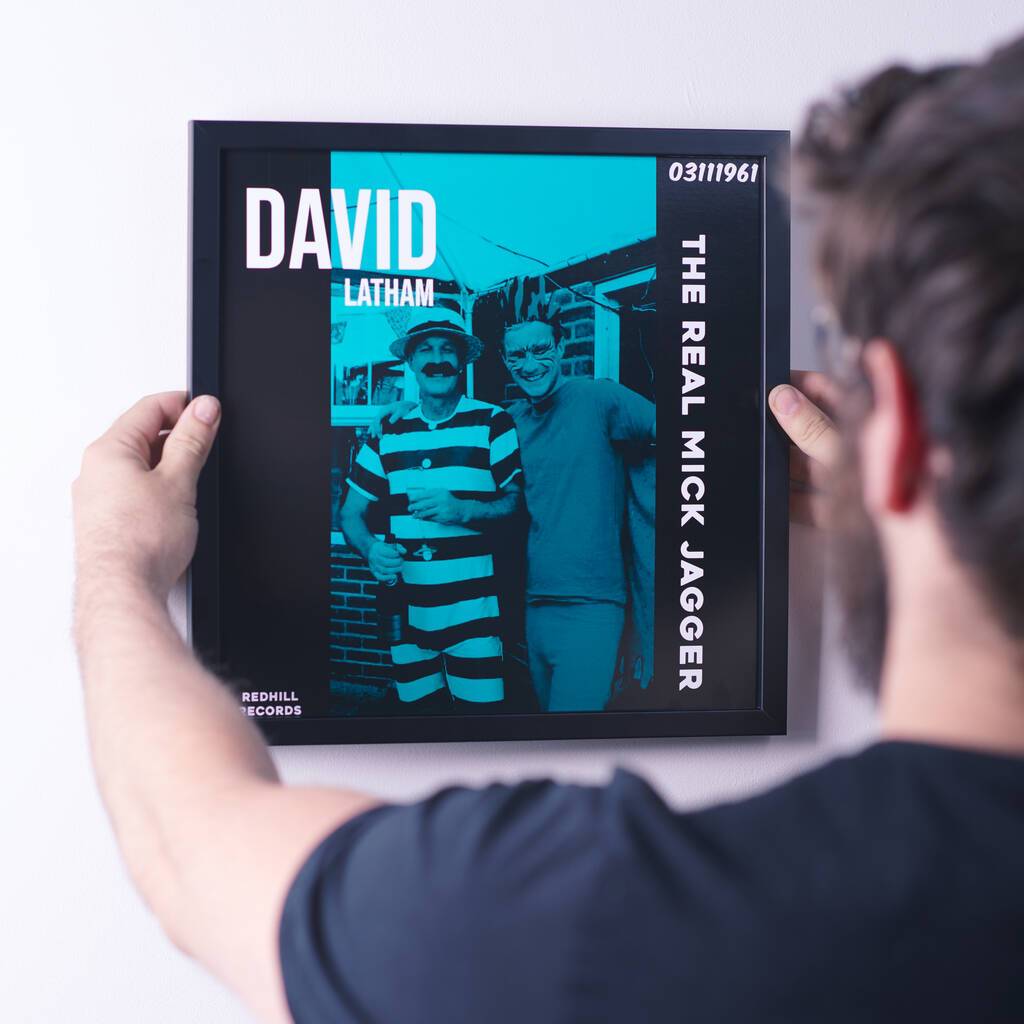 Oakdene Designs Prints Personalised Record Sleeve Framed Music Print