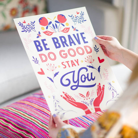 Oakdene Designs Prints 'Stay You' Positive Typography Print
