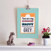 'You Are My Sunshine' Typography Print - Oakdene Designs - 1
