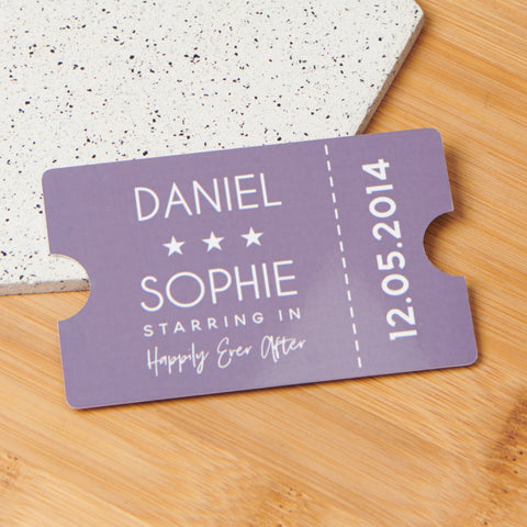 Oakdene Designs Purse & Wallets Personalised Couples Wallet Card