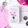 Oakdene Designs Storage Tin Personalised Vintage Style Birth Flower Pocket Tin