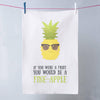Oakdene Designs Tea Towels 'Fine Apple' Pineapple Pun Tea Towel
