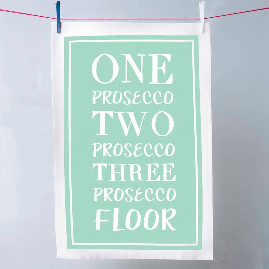 Funny Prosecco Tea Towel - Oakdene Designs - 2