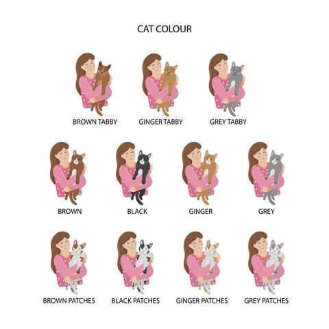 Oakdene Designs Tea Towels Personalised Crazy Cat Lady Tea Towel