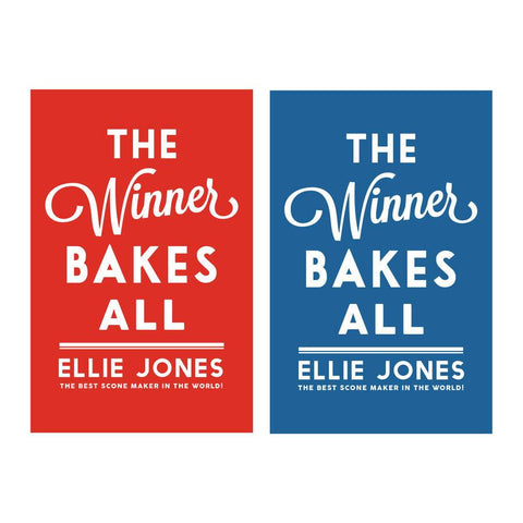 Oakdene Designs Tea Towels Personalised The Winner Bakes All Tea Towel