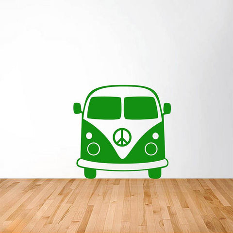 1960'S Splitty Camper Van Vinyl Wall Sticker - Oakdene Designs